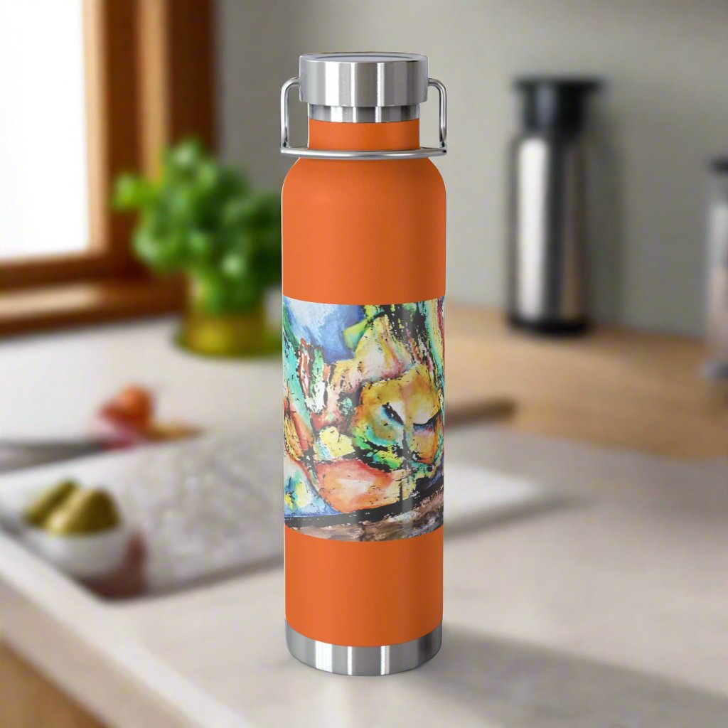 Owl In Flight 22oz Vacuum Insulated Bottle