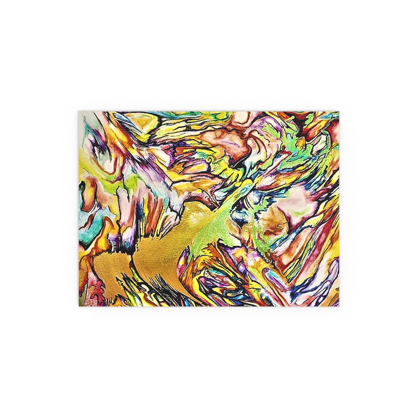 Phoenix Rising Silk Posters 16″ x 12″ (Horizontal) Semi Glossy