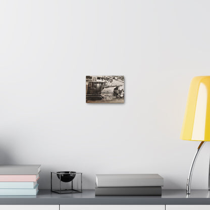 Concrete Worker Canvas Gallery Wraps 7" x 5" 1.25"