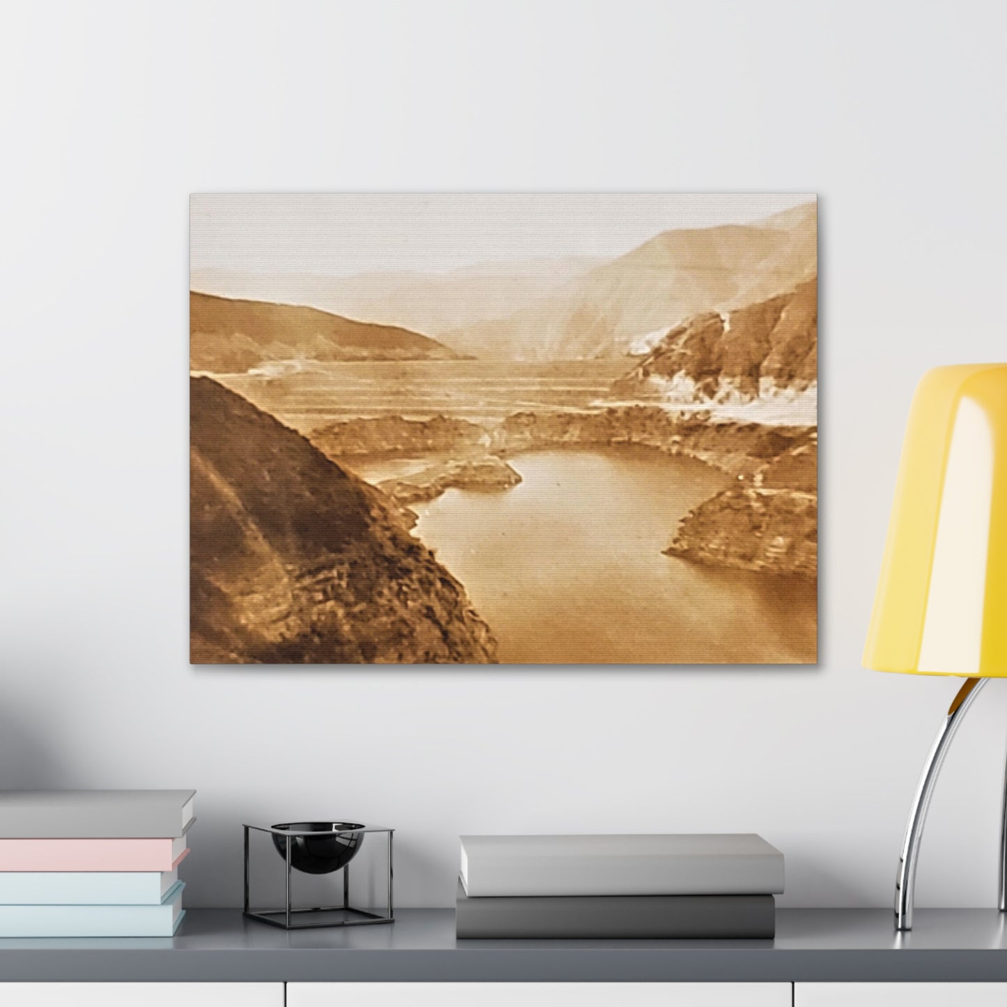 San Gabriel Dirt Fill Dam #1 Canvas Gallery Wraps