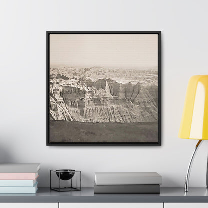The Pinnacles Gallery Canvas Wraps Square Frame 20″ x 20″ Premium Gallery Wraps (1.25″) Black