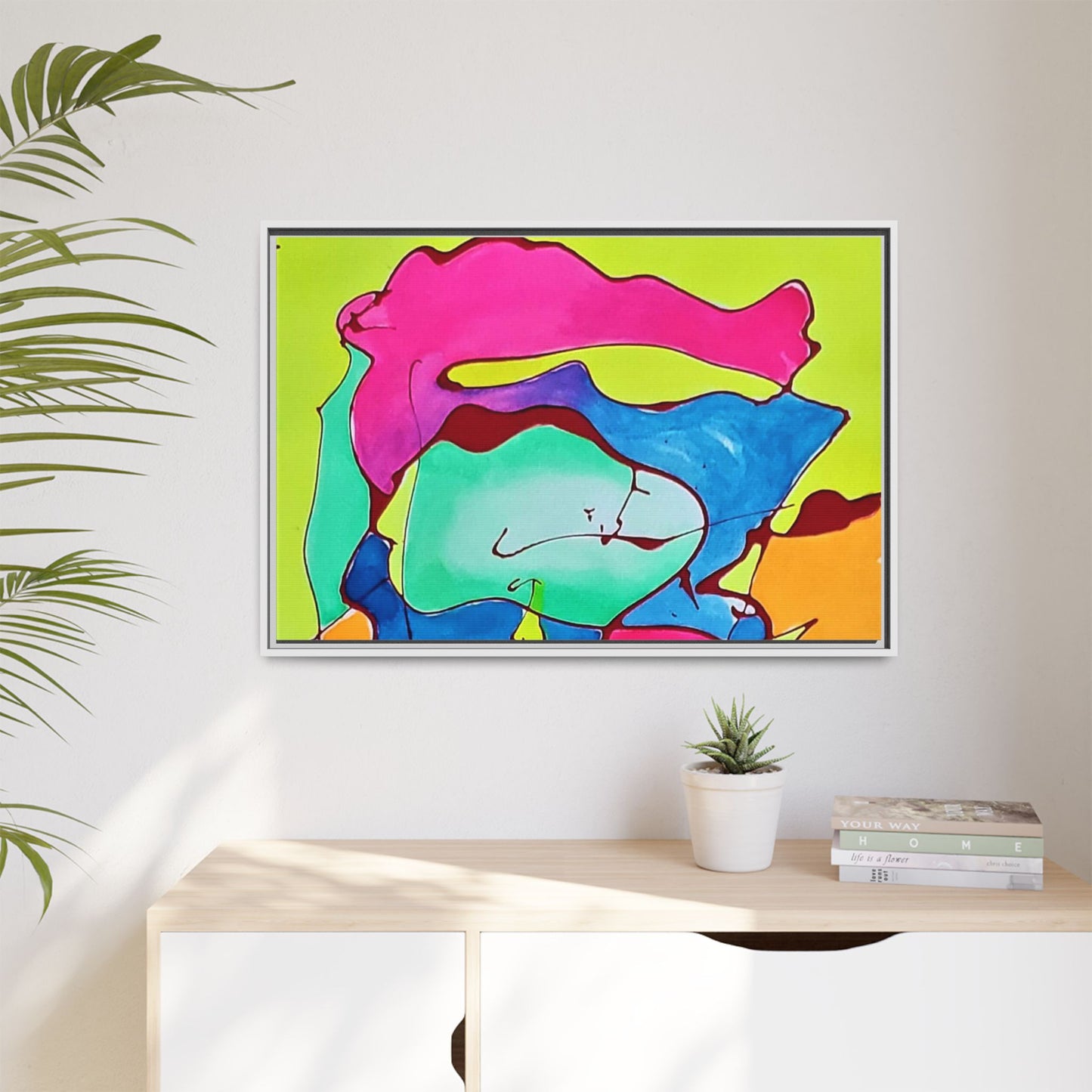 Kool Kid Matte Canvas Framed - Kia Day Design