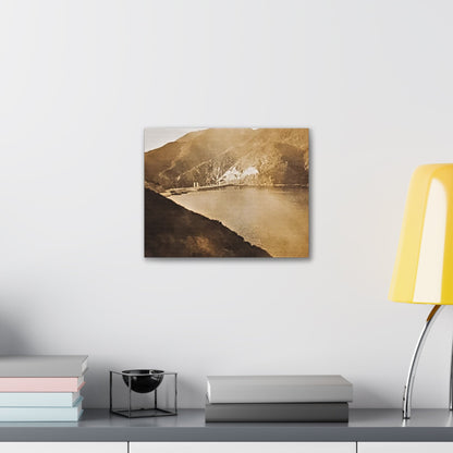 Morris Dam Lake Canvas Gallery Wraps 14″ x 11″ 1.25"