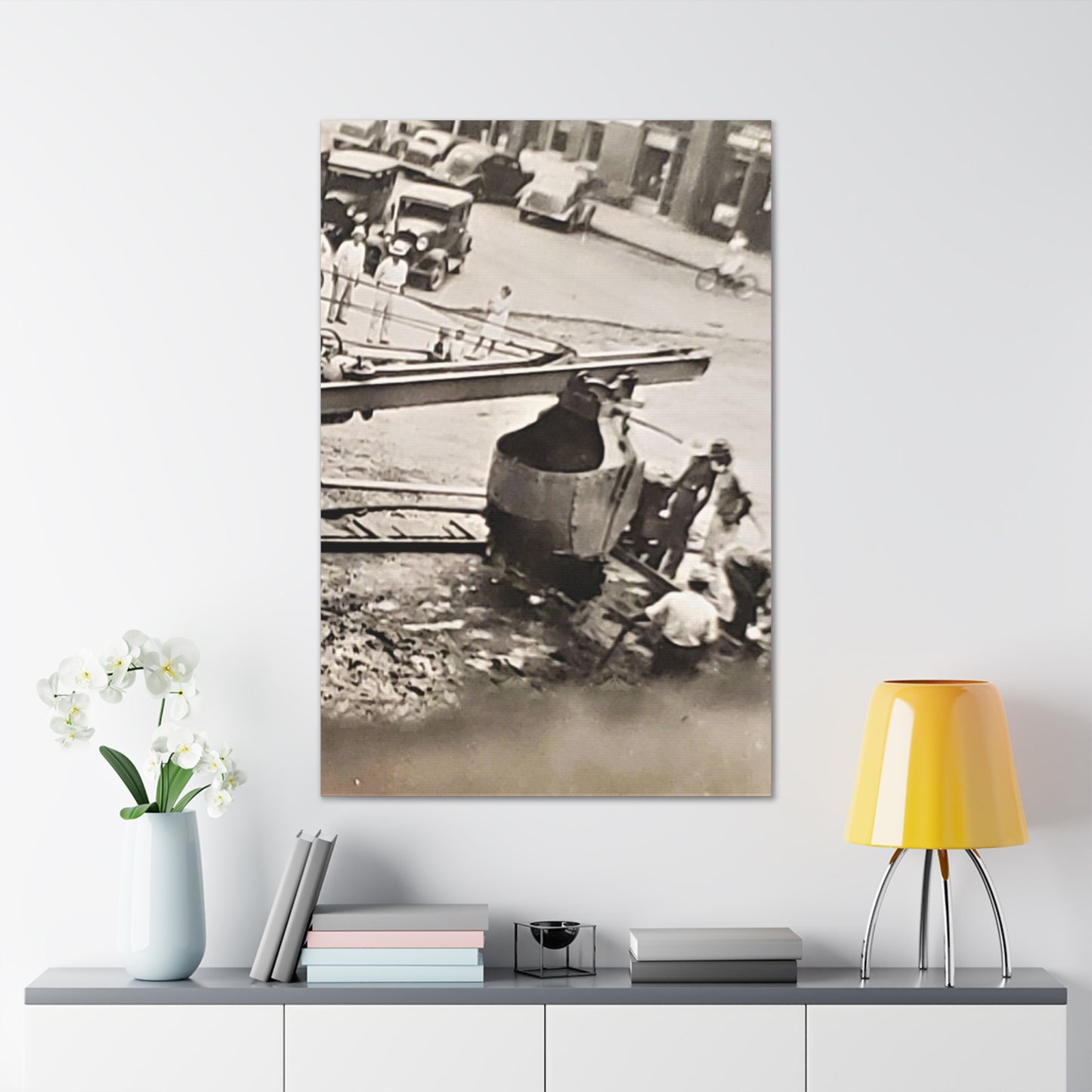 Concrete Worker Canvas Gallery Wraps