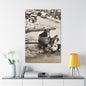 Concrete Worker Canvas Gallery Wraps 32″ x 48″ 1.25"