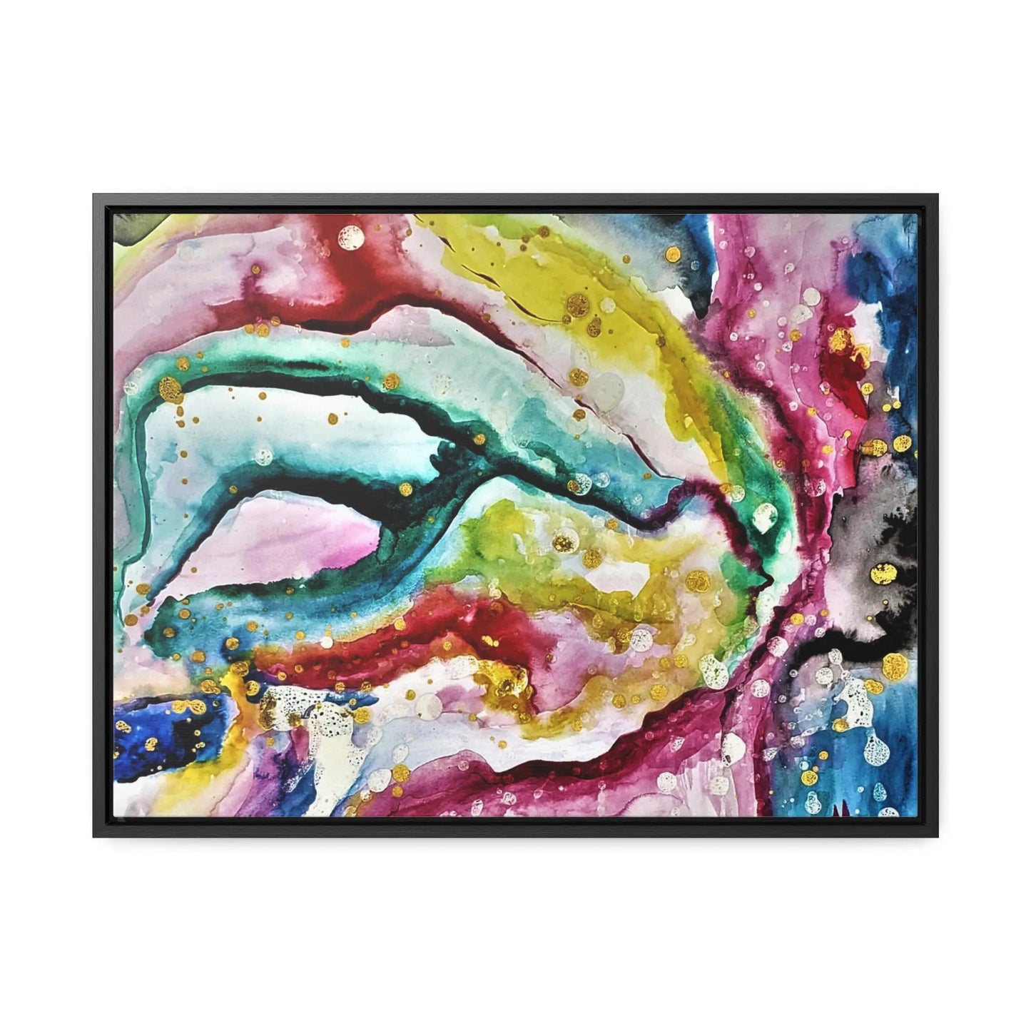 Cosmic Face Gallery Canvas Wraps, Horizontal Frame 24″ x 18″ Premium Gallery Wraps (1.25″)