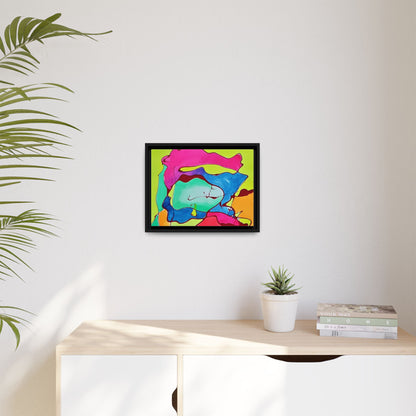 Kool Kid Matte Canvas Framed - Kia Day Design