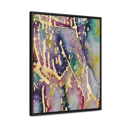 Purple Rain Gallery Canvas Wraps, Vertical Frame