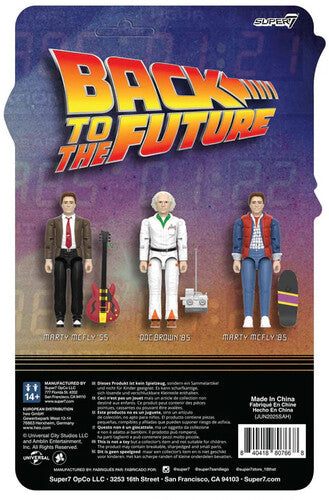 ReAction Back to the Future ReAction+ Wv1 Doc Brown '85 3¾-inch Retro Action Figure- Back to the Future™- {{Product type}}