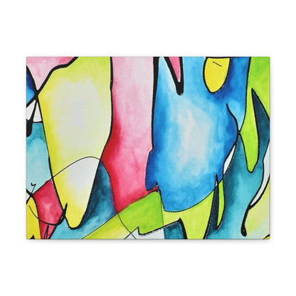 Blue Flame Canvas Gallery Wraps 16″ x 12″ 1.25"