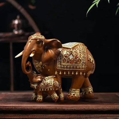 Home Decor Design Elephant Ceramic Animal Figure Statue