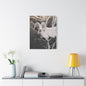 Yellowstone Big Horn Sheep Satin Canvas Stretched 24" x 30" (Vertical) 1.5"