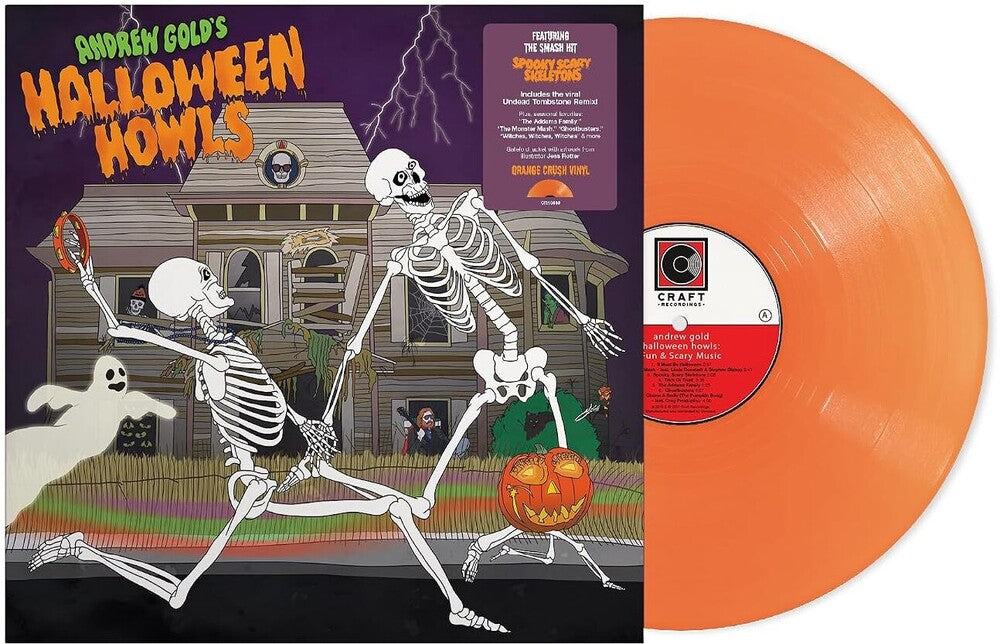 Halloween Howls: Fun & Scary Music - [Translucent Orange Crush] - - Vinyl