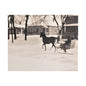 Carriage Ride Satin Canvas Stretched 30" x 24" (Horizontal) 1.5"