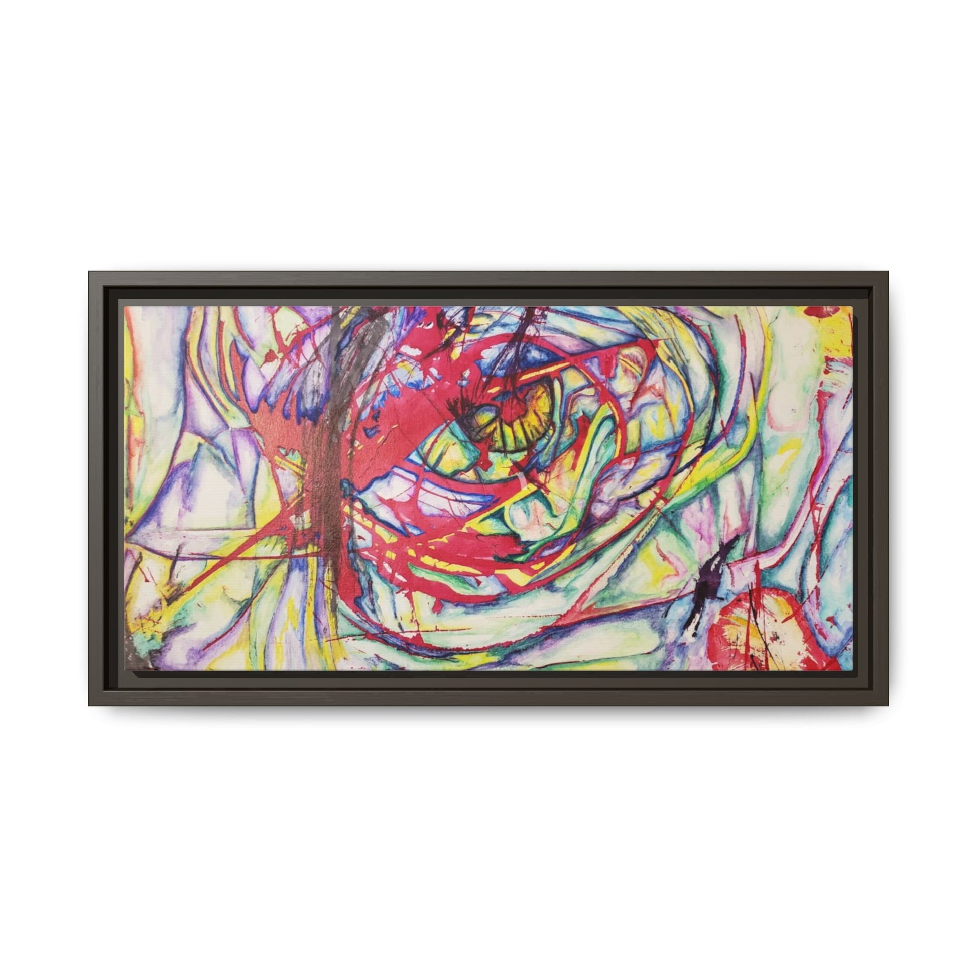 The Eye Framed Art Print - Kia Day Design