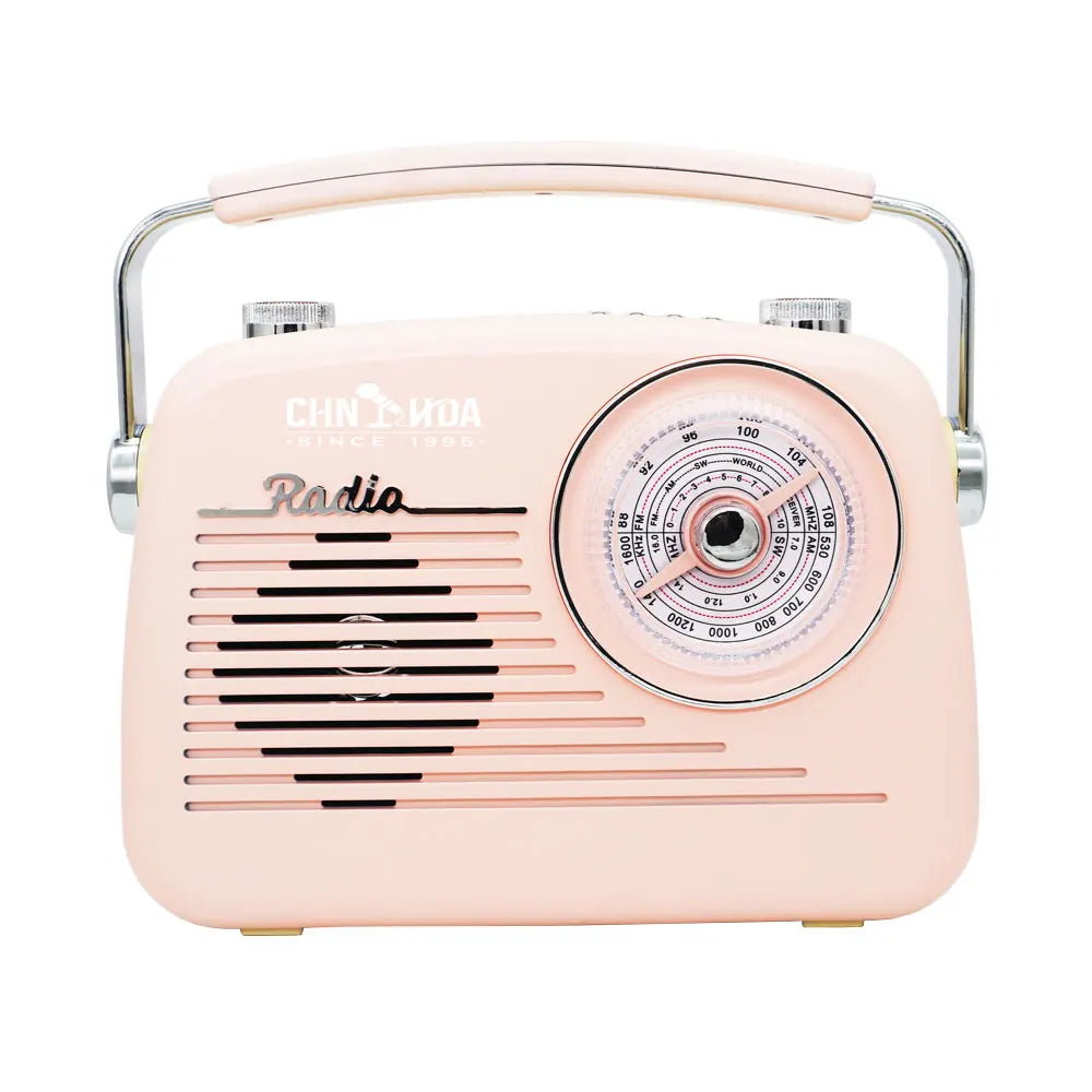 Retro Rechargeable Am Fm Sw Portable Radio Usb Tf Radio