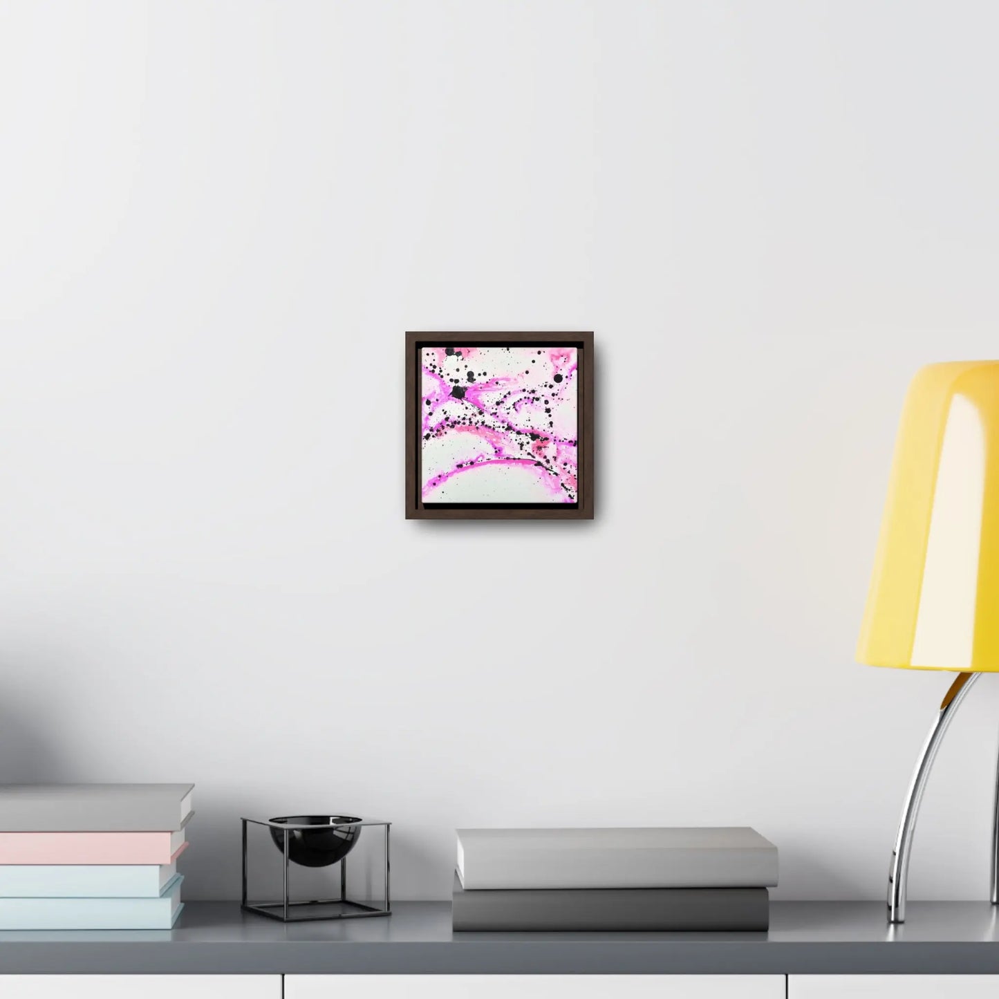 Neon Lightning Gallery Canvas Wraps, Square Frame