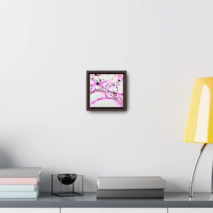 Neon Lightning Gallery Canvas Wraps, Square Frame