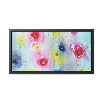 Raining Blooms Gallery Canvas Wraps, Horizontal Frame 20″ x 10″ Premium Gallery Wraps (1.25″)