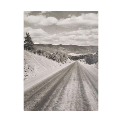 Western Road Satin Canvas Stretched 12″ x 16″ (Vertical) 1.5"