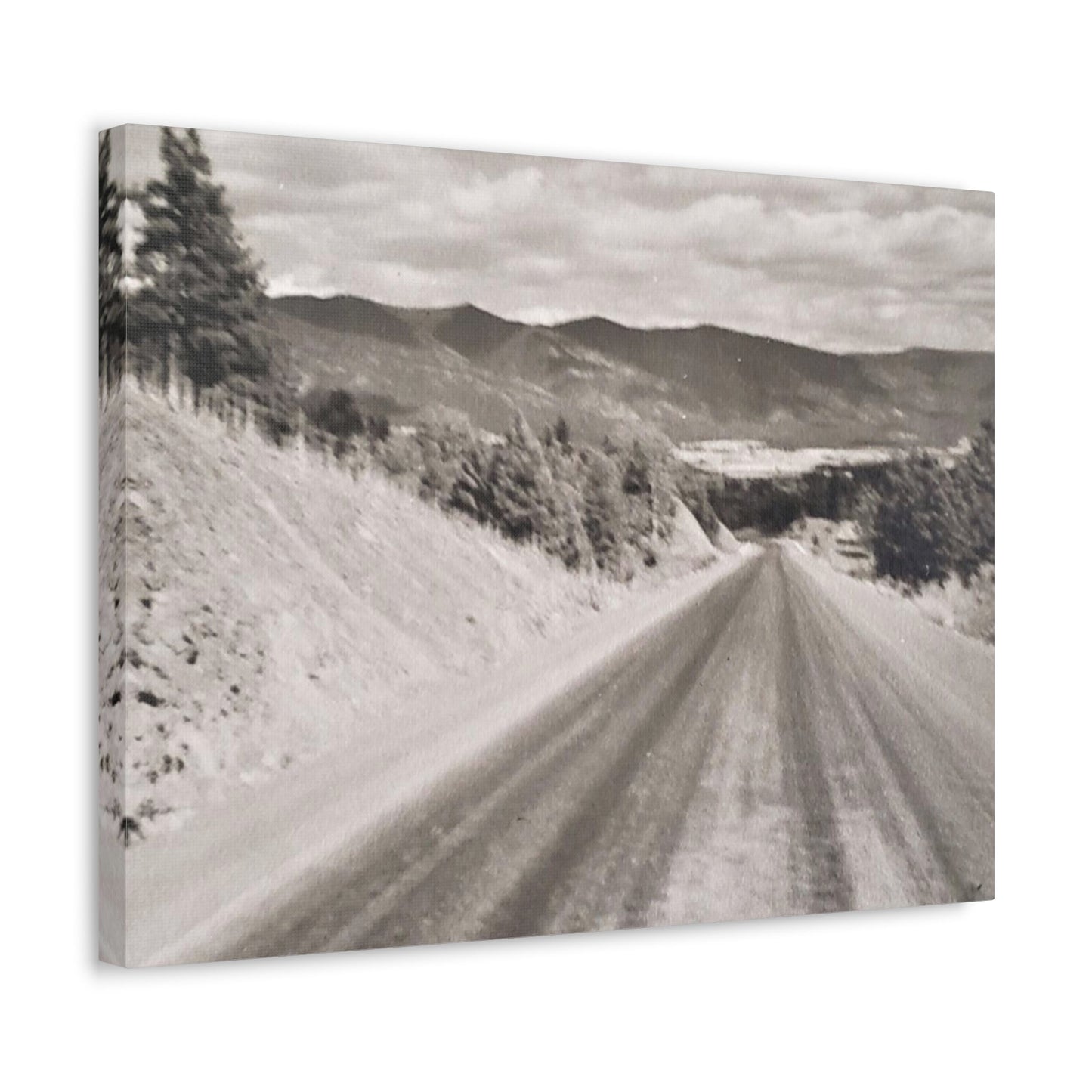 Western Road Stretched Canvas