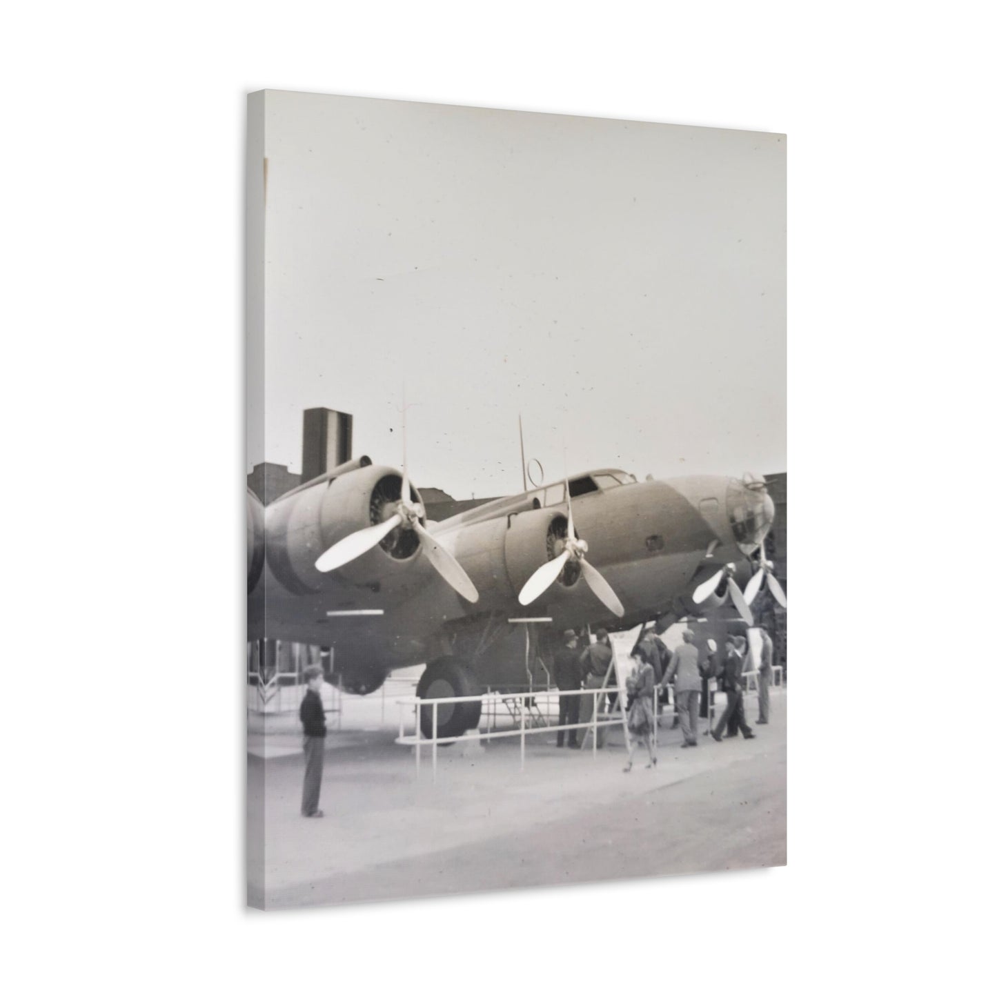 Boeing B-17 Bomber Stretched Canvas