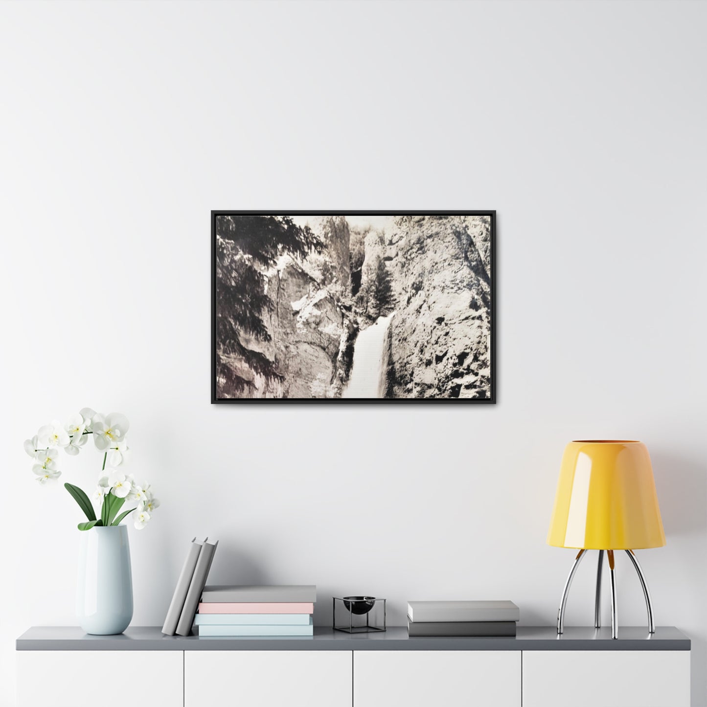 Tower Falls Yellowstone Gallery Canvas Wraps, Horizontal Frame