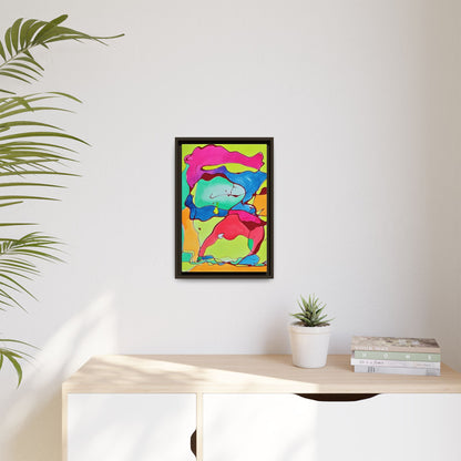 Kool Kid Matte Canvas Framed - Kia Day Design