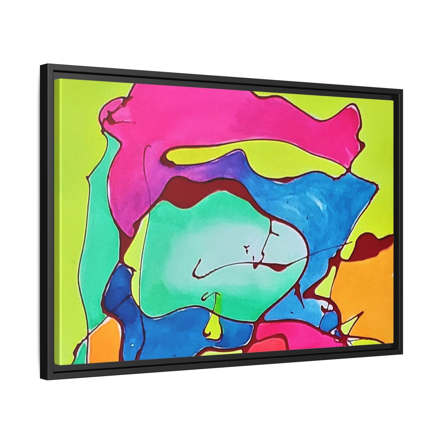 Kool Kid Matte Canvas Framed - Kia Day Design