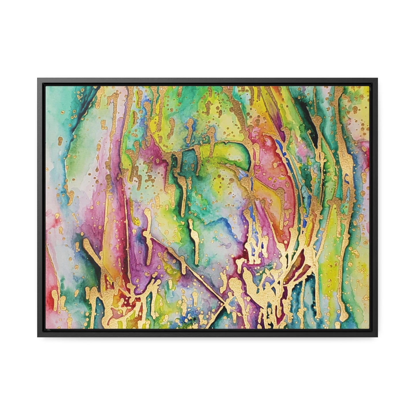 Acid Face Gallery Canvas Wraps, Horizontal Frame