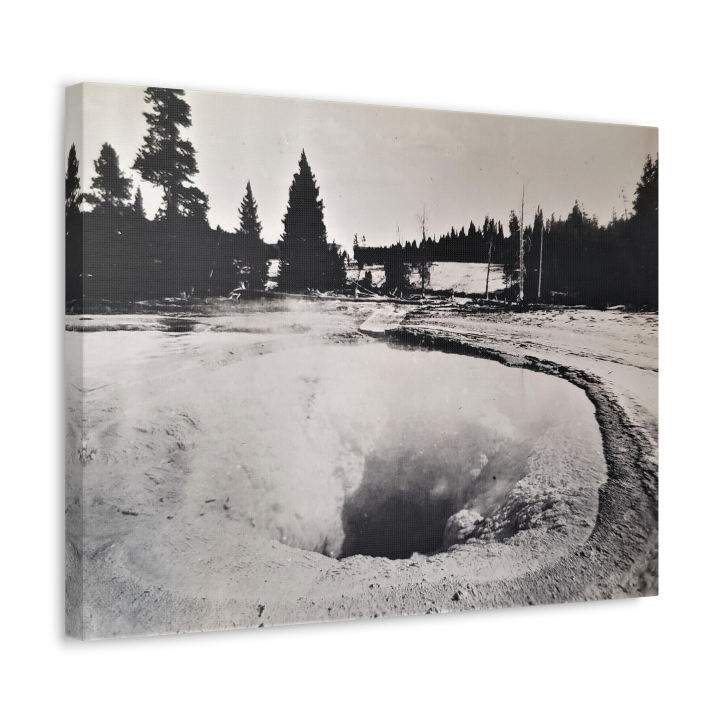 Morning Glory Pool Yellowstone Stretched Canvas