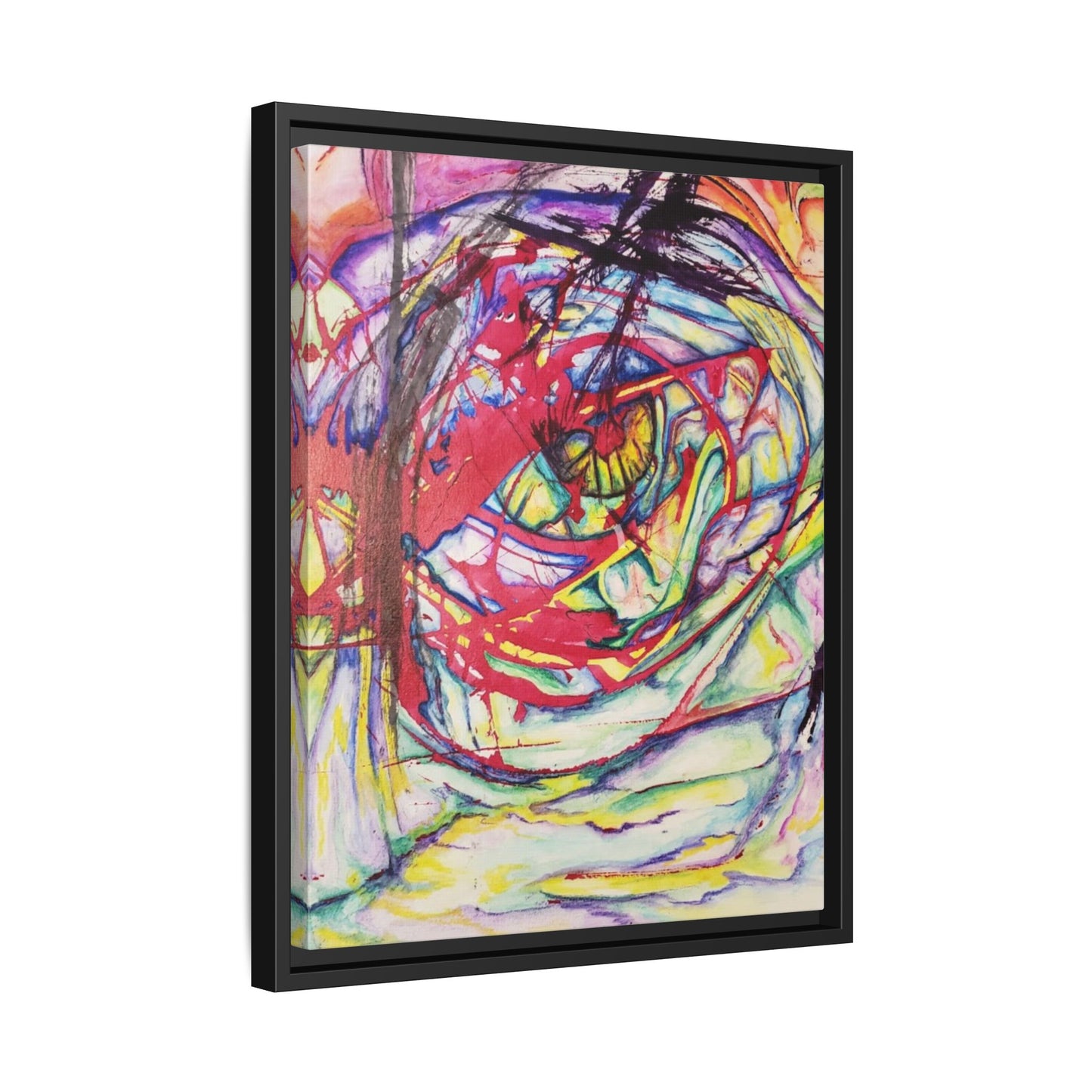The Eye Framed Art Print - Kia Day Design