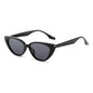 Retro Triangle Cat Eye Women Outdoor Sunglasses black