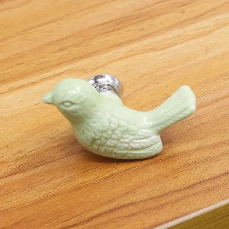 Dove Ceramic Pull Handle Knob Ceramic Bird Handle Knob