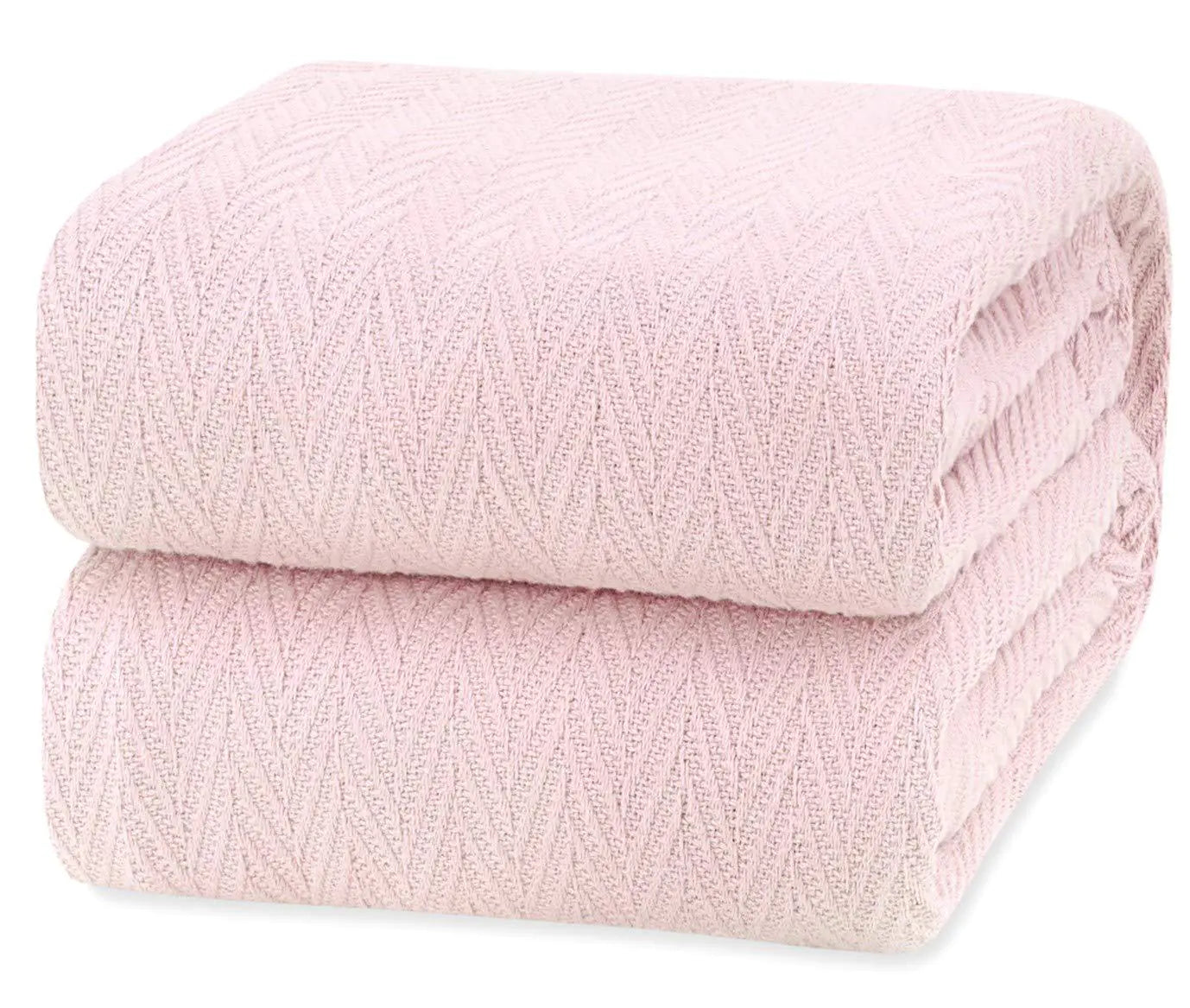 Pink King Size Cotton Blanket - Kia Day Design