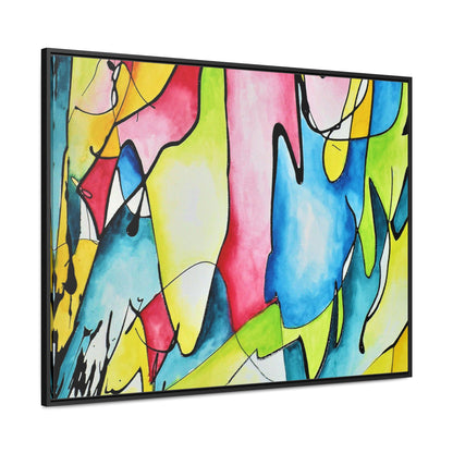 Blue Flame Gallery Canvas Wraps, Horizontal Frame