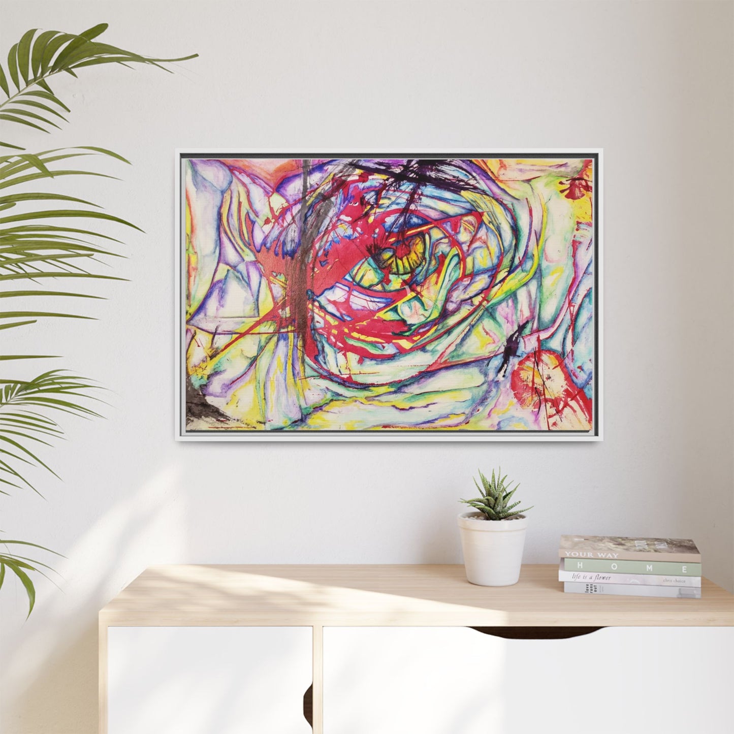 The Eye Framed Art Print - Kia Day Design