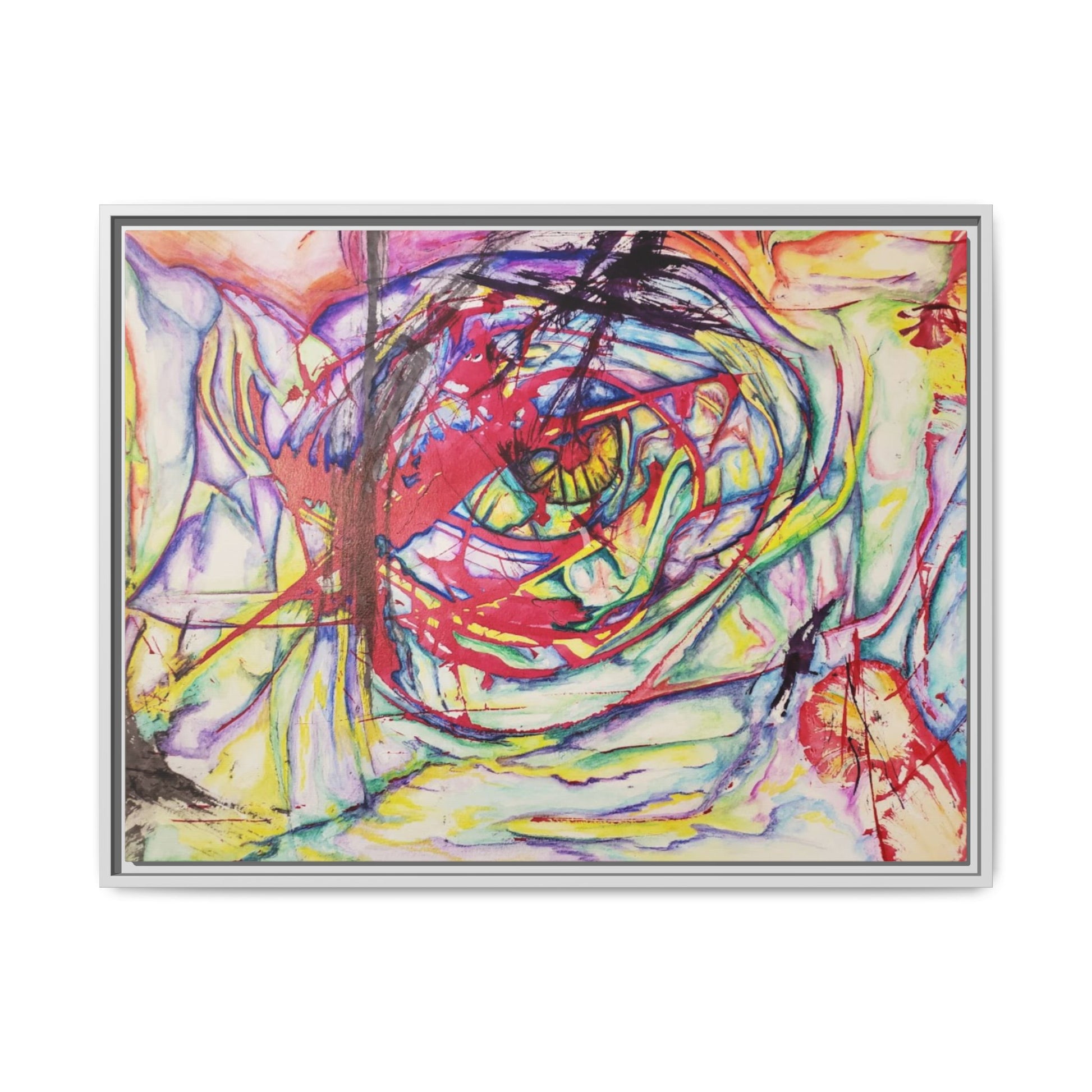 The Eye Framed Art Print - Kia Day Design