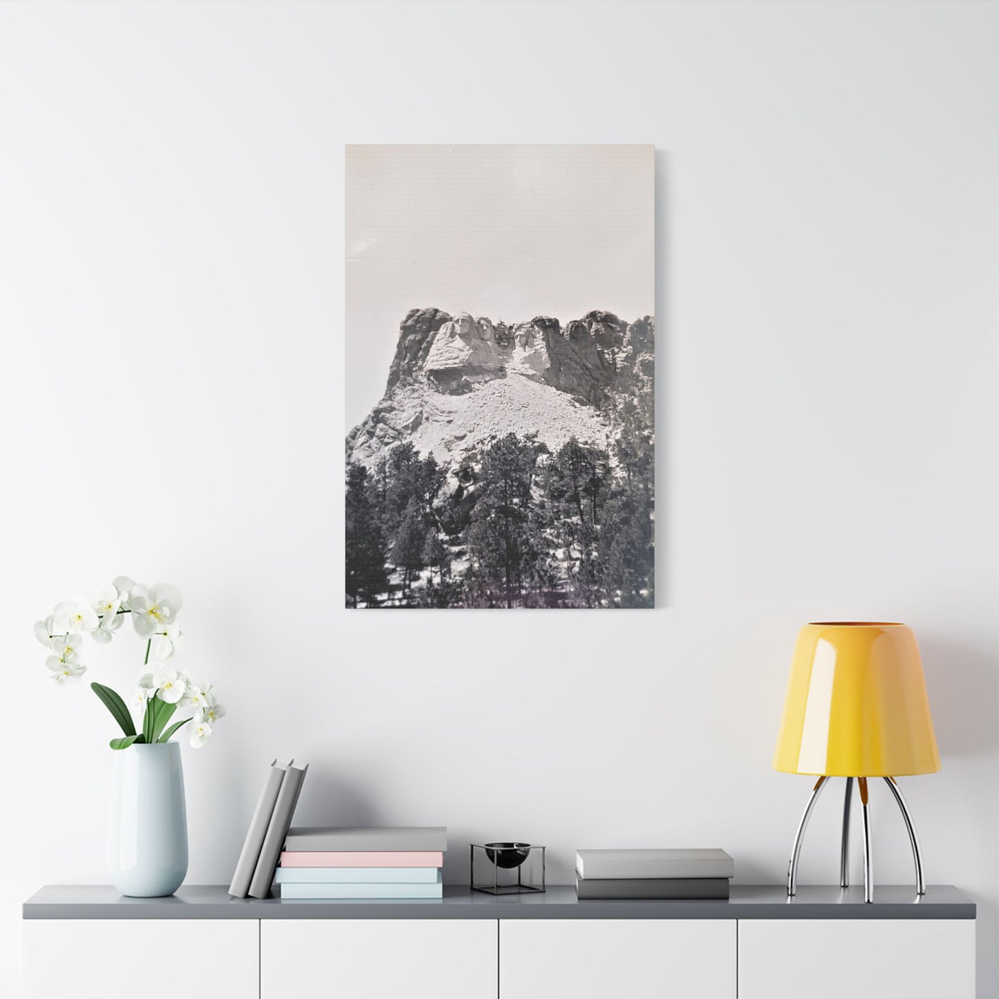 Black Hills Mount Rushmore Satin Canvas, Stretched