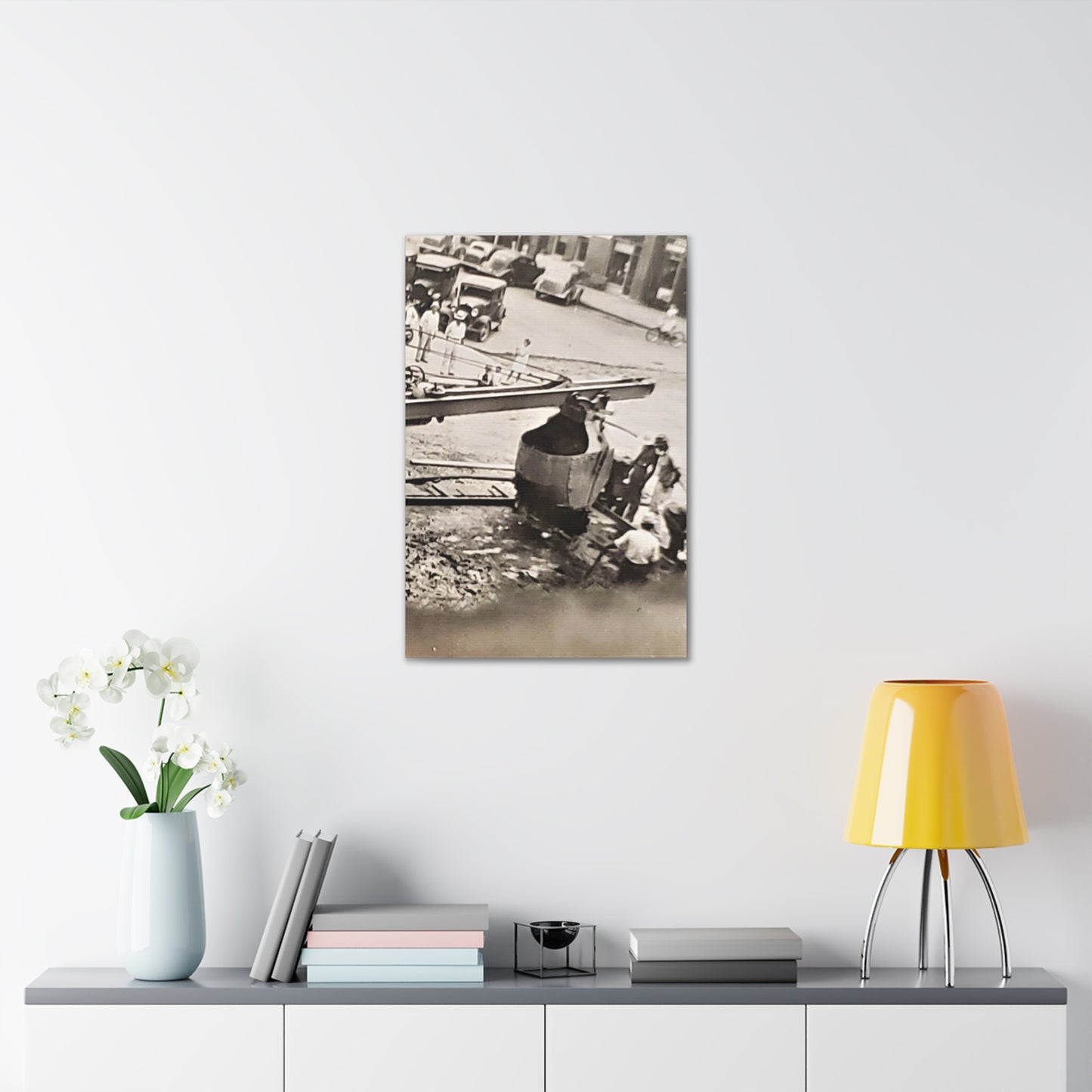 Concrete Worker Canvas Gallery Wraps