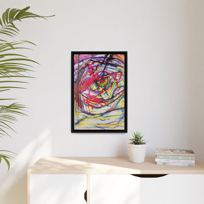 The Eye Framed Art Print - Kia Day Design