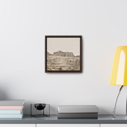 West Gallery Canvas Wraps Square Frame 10″ x 10″ Premium Gallery Wraps (1.25″) Walnut