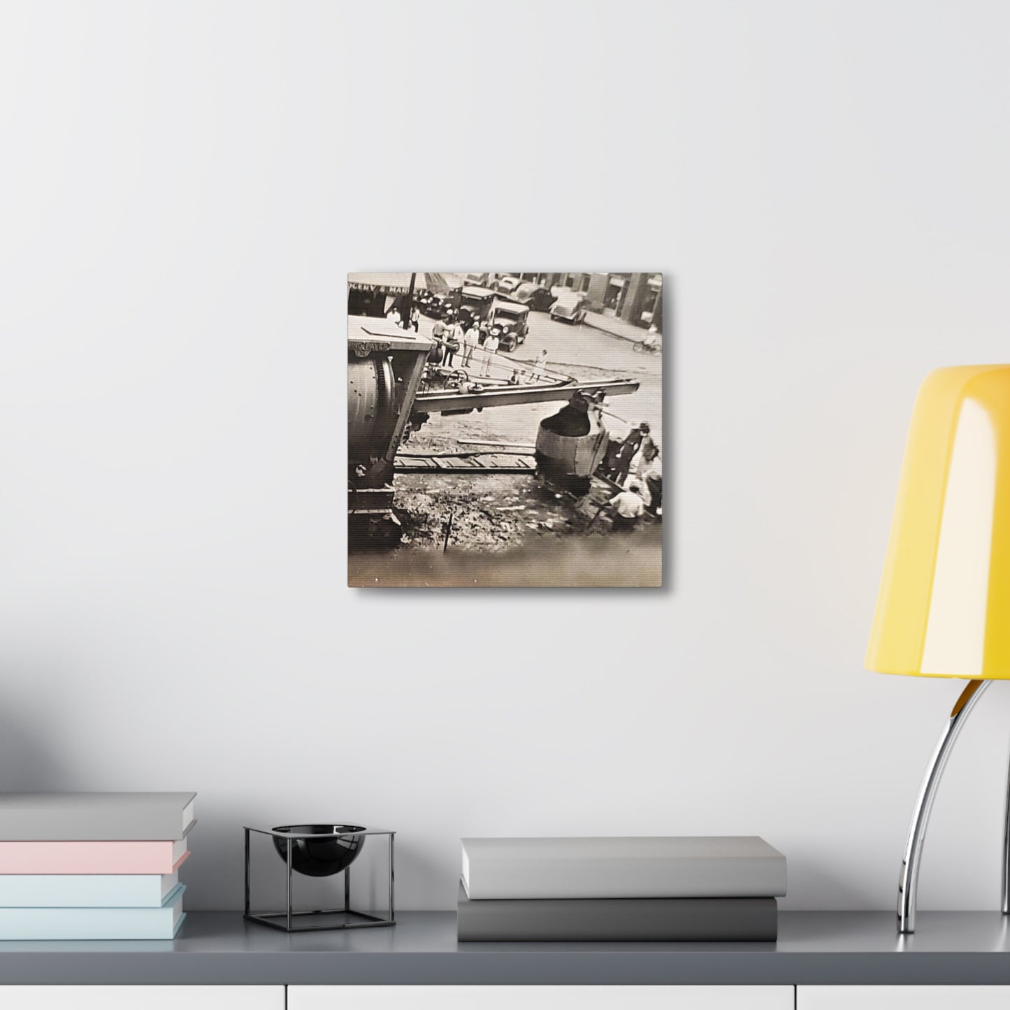 Concrete Worker Canvas Gallery Wraps