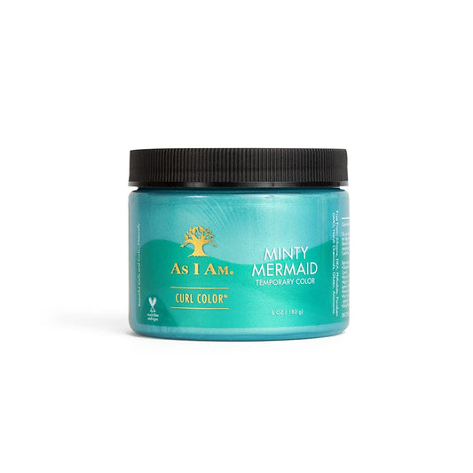 As I Am Curl Color Minty Mermaid 6 Oz Color and Curling Gel Temporary Color - - hair color