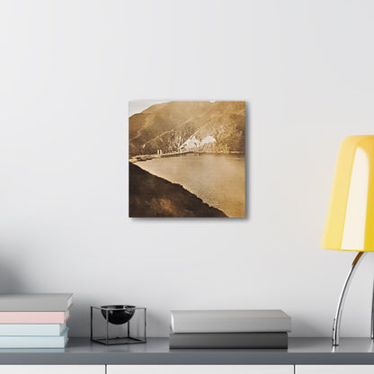 Morris Dam Lake Canvas Gallery Wraps 12″ x 12″ 1.25"