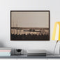 Navy Day New York October 27th 1945 Gallery Canvas Wraps Horizontal Frame 24″ x 18″ Walnut 1.25"