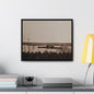Navy Day New York October 27th 1945 Gallery Canvas Wraps Horizontal Frame 20″ x 16″ Black 1.25"
