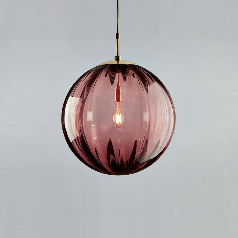 Glass LED Pendant Lighting Retro Hanging Lamp