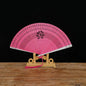 New Chinese Super Fairy Lotus Small Fan Hanfu Qipao Women's Hollow Fan Wedding Photography Props Folding Fan - MH - Fans