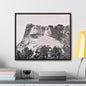 Black Hills Mount Rushmore Gallery Canvas Wraps Horizontal Frame 24″ x 20″ Walnut 1.25"